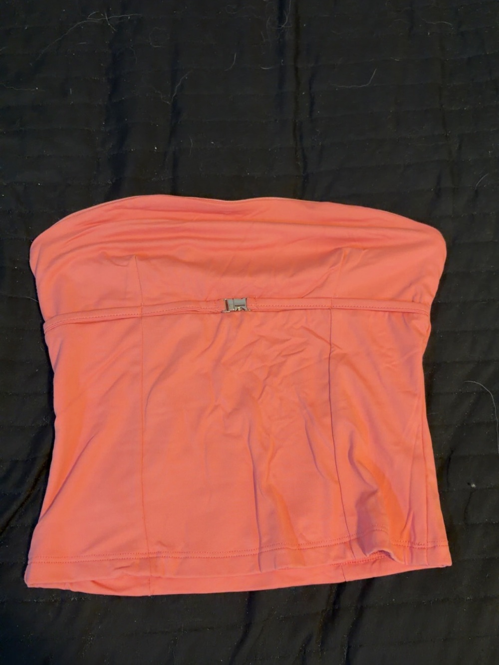 T.J.Maxx Coral Strapless Crop Top